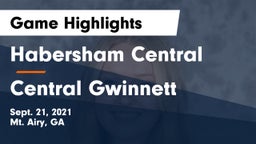 Habersham Central vs Central Gwinnett  Game Highlights - Sept. 21, 2021