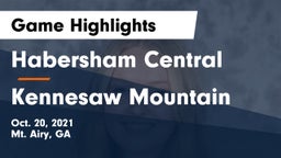 Habersham Central vs Kennesaw Mountain Game Highlights - Oct. 20, 2021