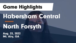 Habersham Central vs North Forsyth  Game Highlights - Aug. 23, 2022