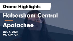 Habersham Central vs Apalachee  Game Highlights - Oct. 4, 2022