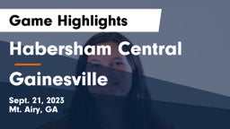 Habersham Central vs Gainesville Game Highlights - Sept. 21, 2023