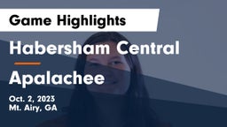 Habersham Central vs Apalachee Game Highlights - Oct. 2, 2023