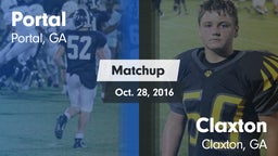 Matchup: Portal vs. Claxton  2016