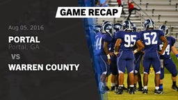 Recap: Portal  vs. Warren County 2016