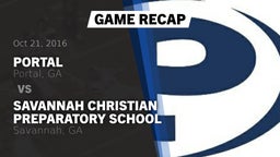 Recap: Portal  vs. Savannah Christian Preparatory School 2016