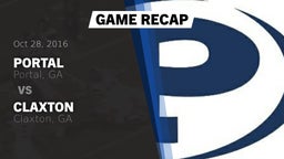 Recap: Portal  vs. Claxton  2016