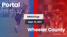 Matchup: Portal vs. Wheeler County  2017