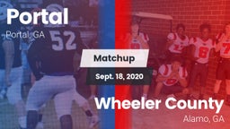 Matchup: Portal vs. Wheeler County  2020