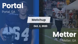 Matchup: Portal vs. Metter  2020