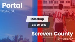 Matchup: Portal vs. Screven County  2020