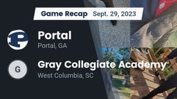Recap: Portal  vs. Gray Collegiate Academy 2023
