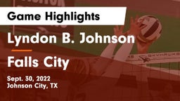 Lyndon B. Johnson  vs Falls City  Game Highlights - Sept. 30, 2022