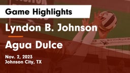 Lyndon B. Johnson  vs Agua Dulce Game Highlights - Nov. 2, 2023