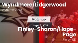 Matchup: Wyndmere/Lidgerwood vs. Finley-Sharon/Hope-Page  2018