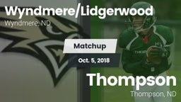 Matchup: Wyndmere/Lidgerwood vs. Thompson  2018
