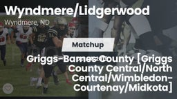 Matchup: Wyndmere/Lidgerwood vs. Griggs-Barnes County [Griggs County Central/North Central/Wimbledon-Courtenay/Midkota] 2019