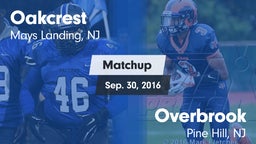 Matchup: Oakcrest vs. Overbrook  2016