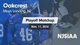 Matchup: Oakcrest vs. NJSIAA 2016