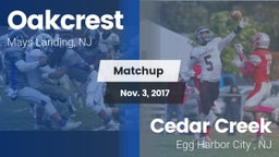 Matchup: Oakcrest vs. Cedar Creek  2017