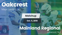 Matchup: Oakcrest vs. Mainland Regional  2018