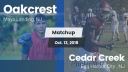 Matchup: Oakcrest vs. Cedar Creek  2018