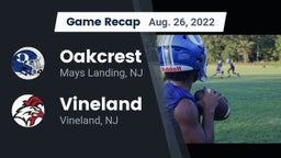 Recap: Oakcrest  vs. Vineland  2022