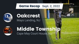 Recap: Oakcrest  vs. Middle Township  2022