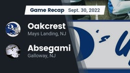 Recap: Oakcrest  vs. Absegami  2022