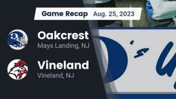 Recap: Oakcrest  vs. Vineland  2023