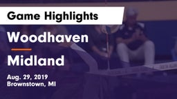 Woodhaven  vs Midland  Game Highlights - Aug. 29, 2019