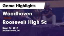 Woodhaven  vs Roosevelt High Sc Game Highlights - Sept. 17, 2019