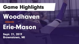 Woodhaven  vs Erie-Mason Game Highlights - Sept. 21, 2019