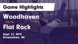 Woodhaven  vs Flat Rock Game Highlights - Sept. 21, 2019