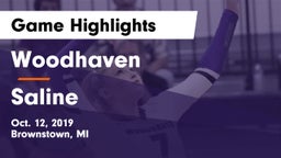 Woodhaven  vs Saline  Game Highlights - Oct. 12, 2019