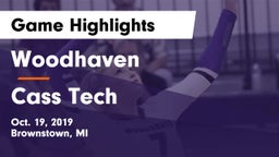 Woodhaven  vs Cass Tech Game Highlights - Oct. 19, 2019