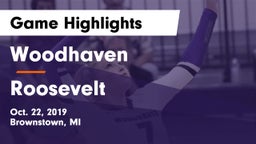 Woodhaven  vs Roosevelt Game Highlights - Oct. 22, 2019