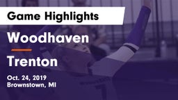 Woodhaven  vs Trenton  Game Highlights - Oct. 24, 2019