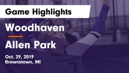 Woodhaven  vs Allen Park  Game Highlights - Oct. 29, 2019