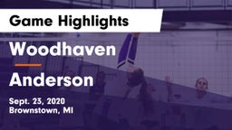 Woodhaven  vs Anderson  Game Highlights - Sept. 23, 2020