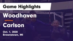 Woodhaven  vs Carlson  Game Highlights - Oct. 1, 2020