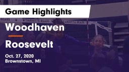 Woodhaven  vs Roosevelt  Game Highlights - Oct. 27, 2020
