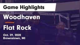 Woodhaven  vs Flat Rock Game Highlights - Oct. 29, 2020