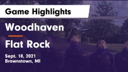 Woodhaven  vs Flat Rock Game Highlights - Sept. 18, 2021