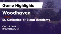 Woodhaven  vs St. Catherine of Siena Academy  Game Highlights - Oct. 16, 2021