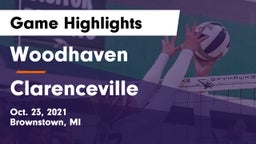 Woodhaven  vs Clarenceville  Game Highlights - Oct. 23, 2021