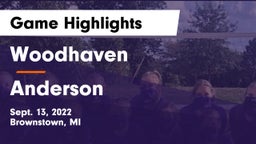 Woodhaven  vs Anderson  Game Highlights - Sept. 13, 2022