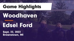 Woodhaven  vs Edsel Ford  Game Highlights - Sept. 22, 2022