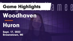 Woodhaven  vs Huron  Game Highlights - Sept. 17, 2022