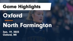 Oxford  vs North Farmington  Game Highlights - Jan. 19, 2023