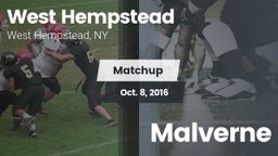 Matchup: West Hempstead vs. Malverne  2016